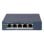 Switch Hikvision DS-3E1505P-EI/M 5 Puertos Gigabit PoE metálico gestión avanzada