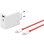 Carregador OnePlus 6921815627715 SUPERVOOC 120W Dual Port GaN USB-C USB-A com Cabo Branco