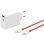 Carregador OnePlus 6921815627715 SUPERVOOC 120W Dual Port GaN USB-C USB-A com Cabo Branco