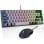 Tastatur The G-Lab Combo Hydrogen 65 Prozent Kabel QWERTY RGB Grau Schwarz Gaming-Set