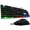 Tastatur The G-Lab Combo Hydrogen 65 Prozent Kabel QWERTY RGB Grau Schwarz Gaming-Set