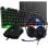 Tastatur The G-Lab Combo Yttrium Membran Layout QWERTY mit Maus und Mauspad Gaming-Set