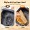 Airfryer Cosori Dual Blaze Twinfry Chef Edition 10L 2800W Dubbele Mand Dubbele Verwarming