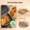 Airfryer Cosori Dual Blaze Twinfry Chef Edition 10 L 2800 W Dubbele Mand