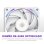 Ventilador suplementario NZXT F120X 120 mm 3100 RPM con RGB multicolor PWM