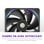 Ventilador suplementario NZXT F140X 140 mm 2400 RPM RGB con rodamiento FDB