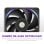 Ventilador suplementario NZXT F240X 240 mm 3100 RPM RGB doble ventilador