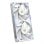 Ventilador suplementario NZXT F240X 240 mm 3100 RPM RGB blanco doble ventilador