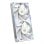 Ventilador suplementario NZXT F240X 240 mm 3100 RPM RGB blanco doble ventilador