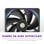 Ventilador suplementario NZXT F280X 280mm 2400RPM RGB doble 14cm PWM