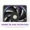 Ventilador suplementario NZXT F360X 360 mm 3100 RPM RGB Negro con PWM