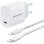Carregador de Parede Vention G13W0-EU USB-C 30W com Cabo 1m 3A Branco