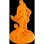 Filament LW-PLA Polymaker PolyLite Orange 1,75 mm Léger Surface Mate