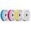 Filamento Easy PLA Fiberlogy EASY-CMYK-175-4X050 CMYK Branco Amarelo Magenta Ciano 1,75 mm Pack Criativo