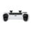 Gamepad Trade Invaders HW-1019 Bluetooth LED Branco/Preto Compatível PS5/PC/Android/iOS