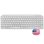 Mars Gaming Mk-silenkeys Teclado Inalámbrico Full-format Perfil Bajo Pc/mac Inglés Us Blanco