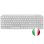 Mars Gaming Mk-silenkeys Teclado Inalámbrico Full-format Perfil Bajo Pc/mac Italiano Blanco