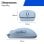 Ratón HP 400 Inalámbrico Dual Bluetooth/USB 2.4GHZ Silencioso Batería 24 Meses 6000DPI Silicona Suave Azul