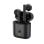 Auriculares Celly Pulsesound sans fil Bluetooth pour appels et musique, contrôle tactile, noir