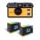 Appareil photo Agfaphoto Kodak I60 Noir Jaune 35 mm Flash Fixe Pack 2 Pellicules