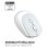 Souris Mobility Lab Pop Gum Bluetooth RF 1600DPI Blanche Clics Silencieux