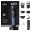 Tondeuse Barbe Visage Braun BeardTrimmer 7 BT7540 Sans Fil 120min Sec et Mouillé 40 Réglages 4 Sabots Charge Rapide