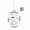 Trust GXT 155W Ratón Gaming 4000DPI Blanco Camuflaje