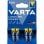 Pilha Varta High Energy AAA LR03 Alcalina Pack 4 Cilíndrica 1,5V