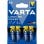 Varta Longlife Power Pack 4 AA 1,5V Alkaline-Batterien