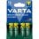 Varta Recharge Accu Power AA 2600 mAh Blister da 4 (Batteria NiMH Accu Precaricata, Mignon, batteria ricaricabile, pronta all'uso)