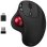 Mouse Mobility Lab ML313276 Wireless Trackball 1600 DPI Nero Ergonomico 6 Tasti