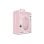 Ratón Port Designs 900541 inalámbrico RF Wireless 1600 DPI rosa doble receptor USB-C y USB-A