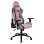 Chaise gaming REKT ULTIM8RSPK tissu rose accoudoirs 3D dossier inclinable 160°