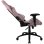 Chaise gaming REKT ULTIM8RSPK tissu rose accoudoirs 3D dossier inclinable 160°