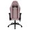 Chaise gaming REKT ULTIM8RSPK tissu rose accoudoirs 3D dossier inclinable 160°