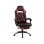 Chaise de bureau Spirit of Gamer Mustang SOG-GCMRE simili cuir noir rouge accoudoirs fixes