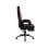 Chaise de bureau Spirit of Gamer Mustang SOG-GCMRE simili cuir noir rouge accoudoirs fixes