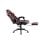 Chaise de bureau Spirit of Gamer Mustang SOG-GCMRE simili cuir noir rouge accoudoirs fixes