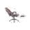 Chaise de bureau Spirit of Gamer Mustang SOG-GCMRE simili cuir noir rouge accoudoirs fixes
