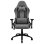 Chaise Gaming REKT ULTIM8RSDGY tissu gris foncé accoudoirs 3D dossier inclinable 160º