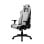 Chaise gaming Arozzi Avanti SoftFabric Gris Clair accoudoirs 3D dossier inclinable