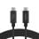 Cavo USB-C Belkin INZ004BT2MBK 2m USB4 20Gbps 240W Thunderbolt 4K60Hz Nero