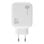 Carregador Cellularline Retractable Power 65W GaN cabo USB-C retrátil branco