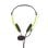 Casque Nedis CHST100GN filaire jack 3,5 mm pour l'éducation avec micro vert