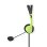 Casque Nedis CHST100GN filaire jack 3,5 mm pour l'éducation avec micro vert