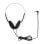 Auriculaires Nedis HPWD1101BK filaires Jack 3,5 mm utilisation PC supra-aural noir