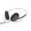 Auriculaires Nedis HPWD1101BK filaires Jack 3,5 mm utilisation PC supra-aural noir