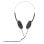 Auriculaires Nedis HPWD1101BK filaires Jack 3,5 mm utilisation PC supra-aural noir