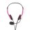 Auriculares Nedis CHST100PK con cable Jack 3,5 mm para éducation et PC Rosa