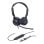 Auriculaires Yealink UH42 Dual filaires USB-C/A pour appels et musique avec réduction de bruit noirs